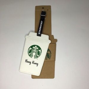 Rare Starbucks Hong Kong Luggage Tag